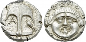 THRACE. Apollonia Pontika. Drachm (Circa 480/78-450 BC). Contemporary imitation.