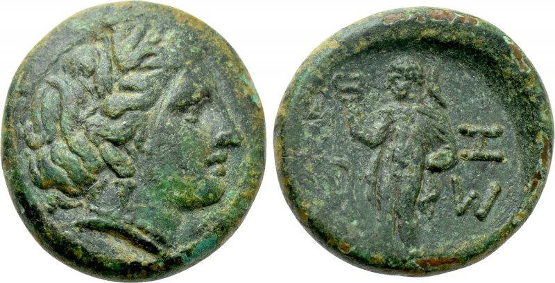 THRACE. Sestos. Ae (Early 3rd century BC). 

Obv: Head of Persephone right, we...