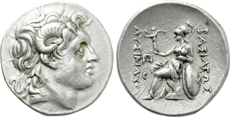 KINGS OF THRACE (Macedonian). Lysimachos (305-281 BC). Tetradrachm. Lampsakos.
...