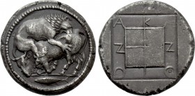 MACEDON. Akanthos. Tetradrachm (Circa 470-430 BC).