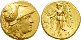 KINGS OF MACEDON. Alexander III 'the Great' (336-323 BC). GOLD Stater. Abydos.