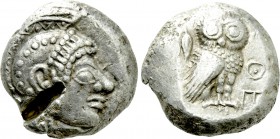 ATTICA. Athens. Tetradrachm (Circa 485/0 BC).