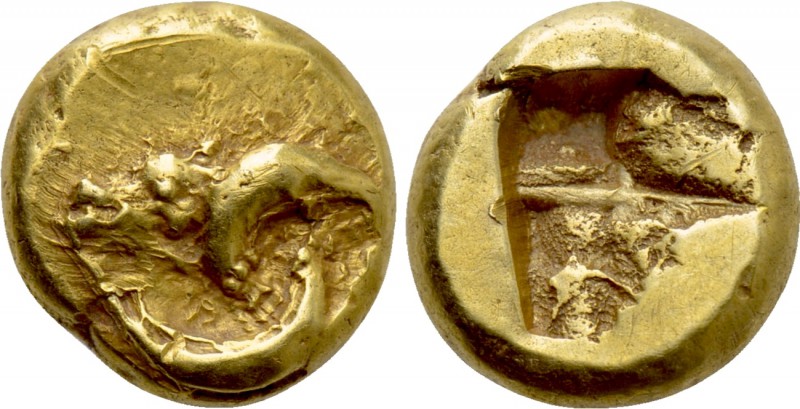 IONIA. Phokaia. EL Hekte (Circa 521-478 BC). 

Obv: Two seals, belly-to-belly,...