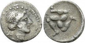 PAMPHYLIA. Uncertain. Obol (Circa 4th century BC).