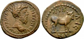 BITHYNIA. Nicaea. Marcus Aurelius (161-180). Ae.
