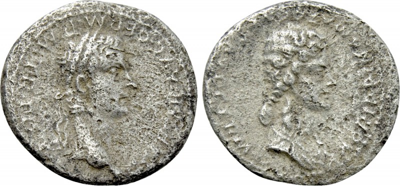 CALIGULA with AGRIPPINA I (37-41). Denarius. Lugdunum. 

Obv: C CAESAR AVG GER...