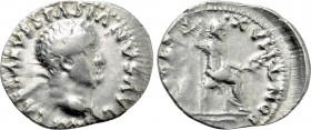 VESPASIAN (69-79). Denarius. Antioch.