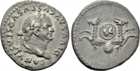 DIVUS VESPASIAN (Died 79). Denarius. Rome. Struck under Titus.