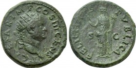 TITUS (Caesar, 69-79). Dupondius. Rome.
