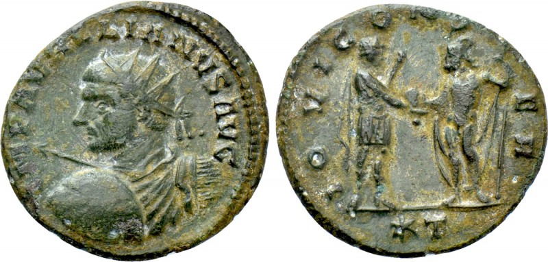 AURELIAN (270-275). Antoninianus. Siscia. 

Obv: IMP AVRELIANVS AVG. 
Radiate...