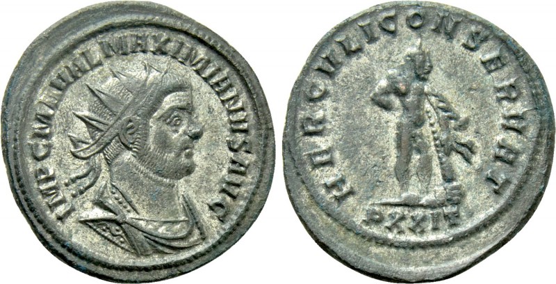 MAXIMIANUS HERCULIUS (First reign, 286-305). Antoninianus. Ticinum. 

Obv: IMP...