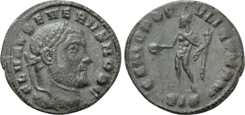 SEVERUS II (Caesar, 305-306). Quarter Follis. Siscia. 

Obv: FL VAL SEVERVS NO...
