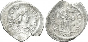 JUSTINIAN I (527-565). Siliqua. Constantinople.