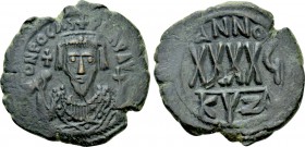 PHOCAS (602-610). Follis. Cyzicus. Dated RY 6 (607/8).