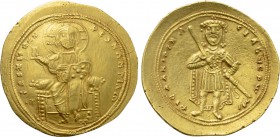 ISAAC I COMNENUS (1057-1059). GOLD Histamenon Nomisma. Constantinople.
