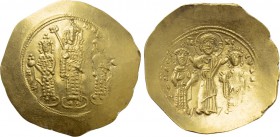 ROMANUS IV DIOGENES with EUDOCIA, MICHAEL VII, CONSTANTIUS and ANDRONICUS (1068-1071). GOLD Histamenon Nomisma. Constantinople.