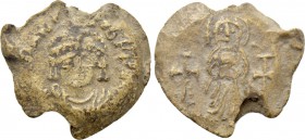 MAURICE TIBERIUS (582-602). Lead Seal.