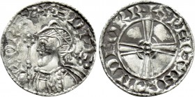 ENGLAND. Edward the Confessor (1042-1066). Penny. Derby; Svertingr, moneyer. Expanding cross type (BMC v, Hild. E).