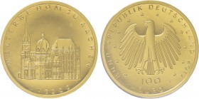 GERMANY. GOLD 100 Euros (2012-J). Hamburg.