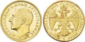 YUGOSLAVIA. Alexander I (1929-1934). GOLD Ducat (1931). Belgrade.