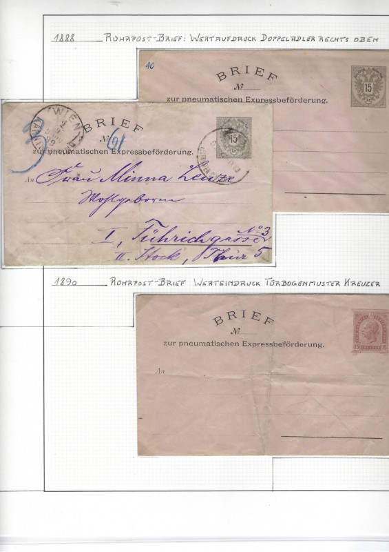 Collection of Austrian Stamps and Postal History: 1888-1896 .

Obv: .
Rev: ....