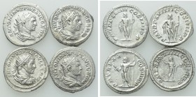 4 Antoniniani of Caracalla.