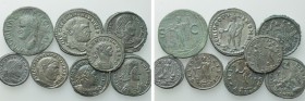 8 Roman Coins .