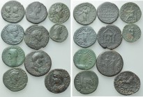 10 Roman Provincial Coins.