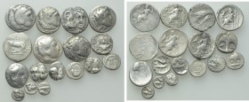 17 Greek Coins.
