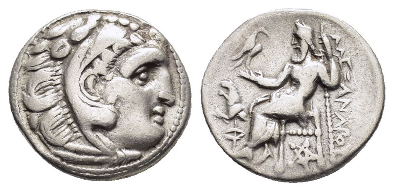 KINGS of THRACE. Lysimachos (305-281 BC). Kolophon. Drachm.

Obv : Head of Herak...