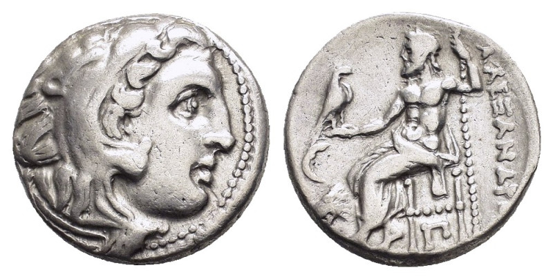 KINGS of THRACE. Lysimachos (305-281 BC). Kolophon. Drachm.

Obv : Head of Herak...