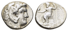 KINGS of MACEDON. Alexander III The Great.(336-323 BC). Arados.Tetradrachm.

Obv: Head of Herakles right, wearing lion skin.

Rev: AΛΕΞΑΝΔΡΟY / ΒΑΣΙΛΕ...