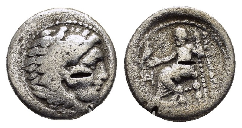KINGS of MACEDON. Alexander III The Great.(336-323 BC).Drachm.

Obv : Head of ...