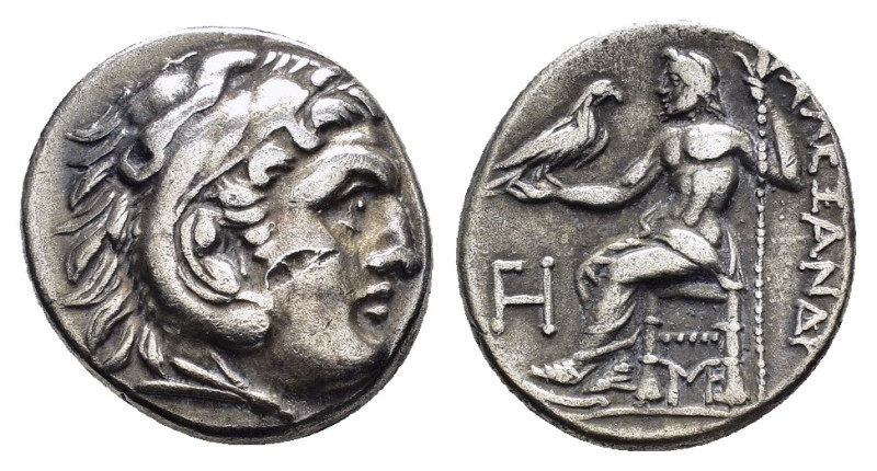 KINGS of MACEDON. Alexander III The Great.(336-323 BC). Lampsakos.Drachm. 

Obv ...