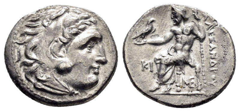 KINGS of MACEDON. Alexander III The Great.(336-323 BC). Drachm. 

Obv : Head of ...