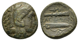 KINGS of MACEDON. Alexander III The Great. (336-323 BC).Ae.

Condition : Good very fine.

Weight : 4.5 gr
Diameter : 16 mm