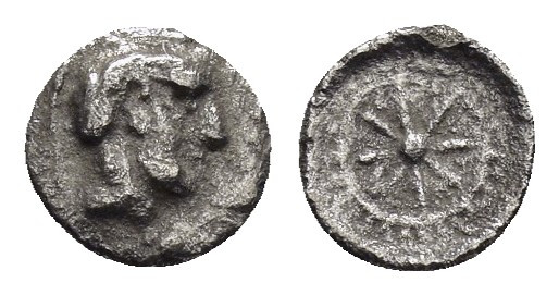 ASIA MINOR. Uncertain. (5th century BC). Hemiobol.

Condition : Good very fine.
...