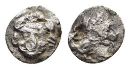ASIA MINOR. Uncertain.(5th century BC).Obol.

Condition : Good very fine.

Weight : 0.46 gr
Diameter : 7 mm