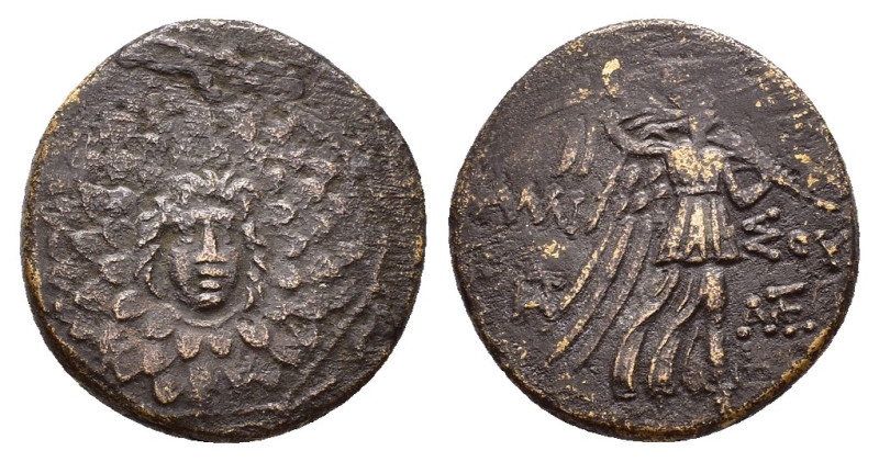 PONTOS.Amisos.(Circa 105-63 BC).Ae.

Obv : Aegis with Gorgon's head at center.

...