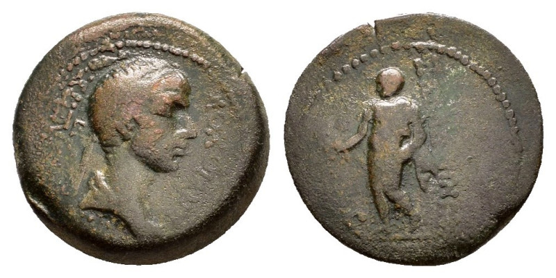 KINGS of COMMAGENE.Antiochos IV Epiphanes.(38-72).Elaeusa-Sebaste, Cilicia Trach...