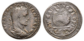 CILICIA. Aigeai. Gallienus.(253-268). Ae.

Condition : Good very fine.

Weight : 10.99 gr
Diameter : 28 mm