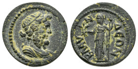 LYDIA. Blaundus. Pseudo-autonomous.Time of Severans?.(Mid 3rd century). Ae.

Condition : Good very fine.

Weight : 4.4 gr
Diameter : 19 mm