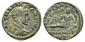 PHRYGIA. Dionysopolis. Elagabalus.(218-222). Ae. 

Unpublished? (not on RPC Online)

Condition : Good very fine.

Weight : 4.9 gr
Diameter : 23 mm