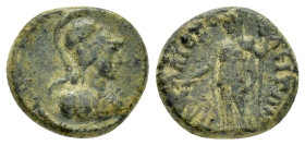 PISIDIA. Palaeopolis. Pseudo-autonomous. Time of Antoninus Pius (138-161). Ae.

Obv : Helmeted bust of Athena right, wearing aegis around neck.

Rev :...