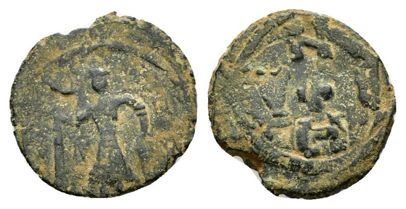 CRUSADERS. Edessa. Baldwin II (Second reign, 1108-1118). Follis.

Condition : Go...