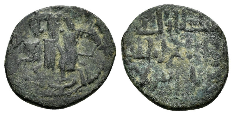 SELJUQ of RUM.Kaykhusraw I.1st Reign.(1192-1196).NM & ND.Ae.

Obv : Horseman rig...