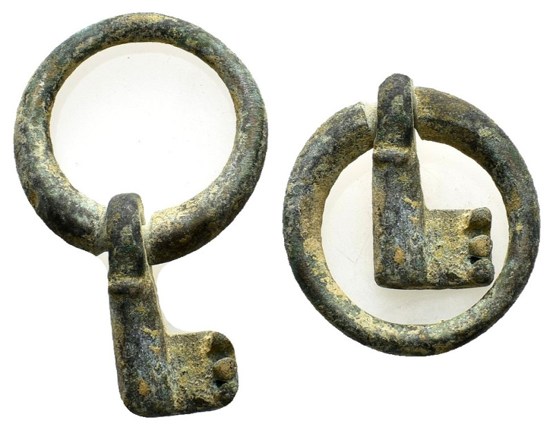 ANCIENT ROMAN BRONZE KEY.(3rd–4th centuries).Ae.

Condition : Good very fine.

W...