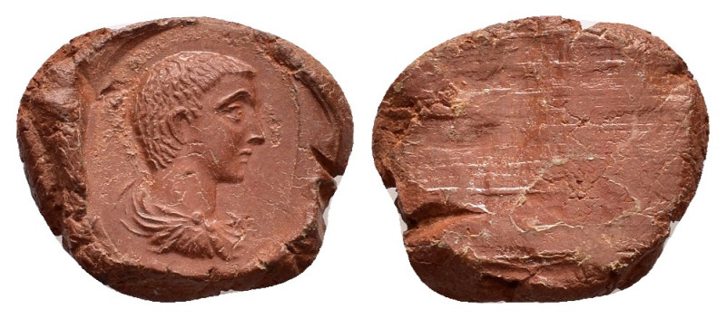 ANCIENT ROMAN TERRACOTTA SEAL / BULLA.(1st-2nd Century).

Condition : Good very ...