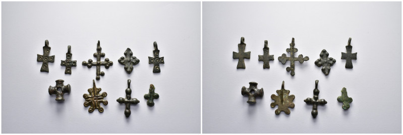 BYZANTINE EMPIRE.Bronze Cross Lots.(8th-10th century).Ae.

Condition : Good very...