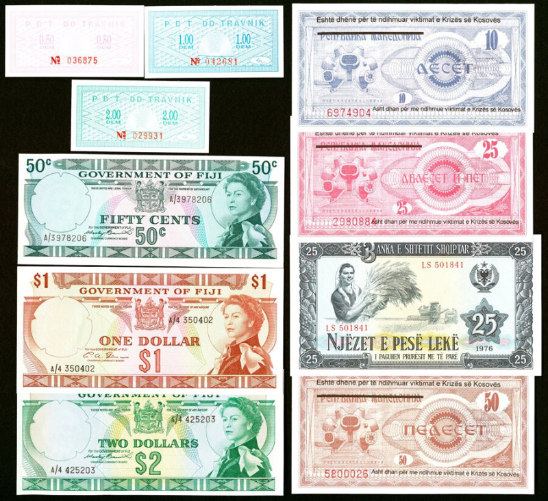 Albania, Fiji, Poland, Yugoslavia & More Group Lot of 22 Examples Crisp Uncircul...